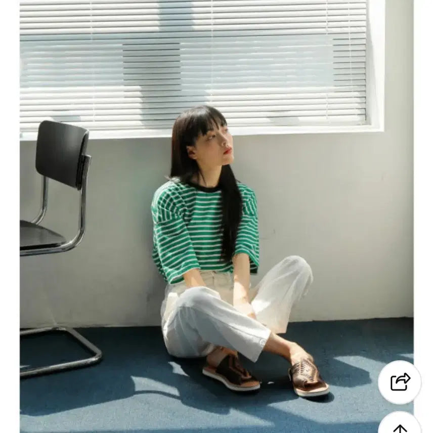 [BUNJANG] CHUBASCO Striped T-Shirt Medium Sealed / CHUBASCO 스트라이프 티셔츠 M사이즈 미개봉 새상품 (정가 49000원)