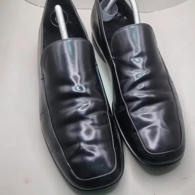 [BUNJANG] Prada Square-toe Leather Shoes UK 8.5 / 프라다 스퀘어토 uk8.5