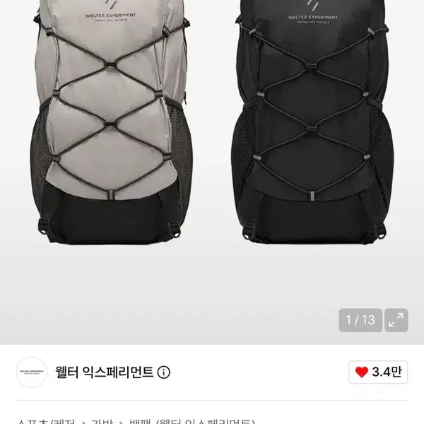 [BUNJANG] Welter Experiment EXP-Base v1.0 Backpack / 웰터 익스페리먼트 백팩 EXP-Base v1.0 (새제품)