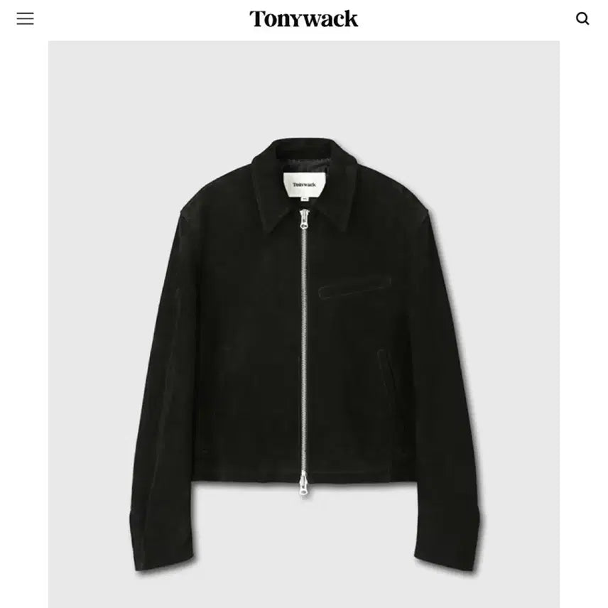 [BUNJANG] Tonywack Calf Suede Detroit Blouson Jacket XL / 토니웩 Calf Suede Detroit Blouson Jacket XL