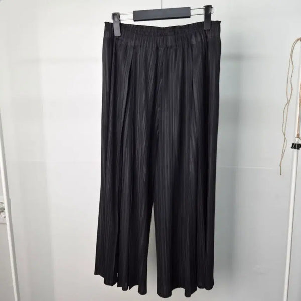 [BUNJANG] Monplaisir Wide Fit Pleats Tuck Pants / 몽플리쎄 와이드핏 플리츠 턱팬츠 여성Free 6h15