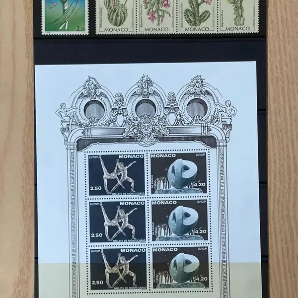 [BUNJANG] Monaco Stamp 93-Art Contemporain Collection / 모나코 우표 93-아트 컨템포레인
