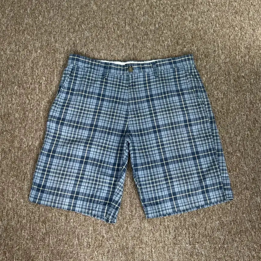 [BUNJANG] Tommy Hilfiger Blue Check Shorts (Size 35) / 타미힐피거 체크 반바지 35