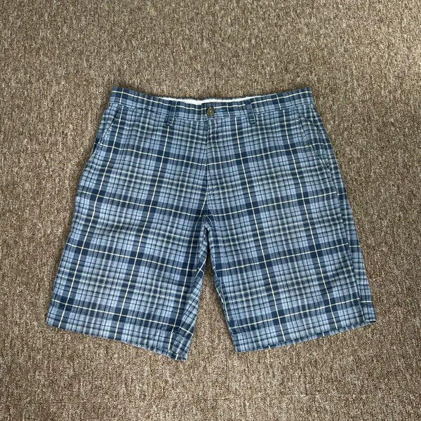 [BUNJANG] Tommy Hilfiger Blue Check Shorts (Size 35) / 타미힐피거 체크 반바지 35