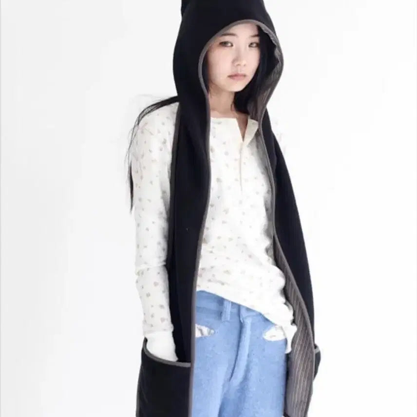 [BUNJANG] Shop Fairy Muffler Black / 새상품)샵페어리 머플러 블랙
