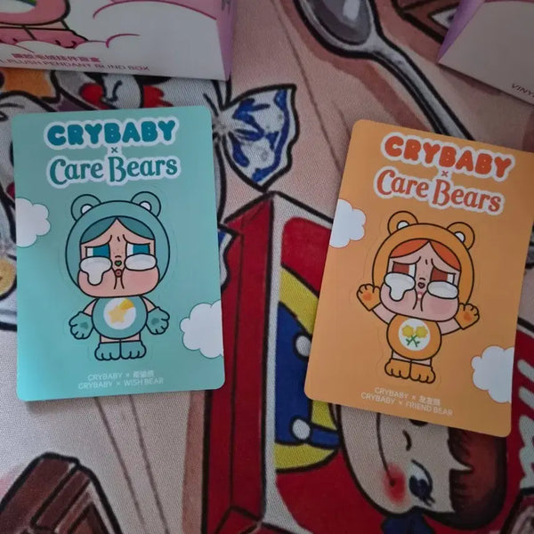 [BUNJANG] Pop Mart Crybaby x Care Bears Keychain (Authentic, Sealed) / 정품 팝마트 크라이베이비 케어베어스 키링