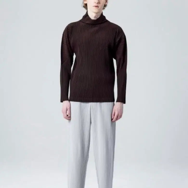 [BUNJANG] Homme Plissé Issey Miyake Turtleneck Shirt Size 2 / 옴므플리세 목폴라 셔츠 2사이즈 새제품