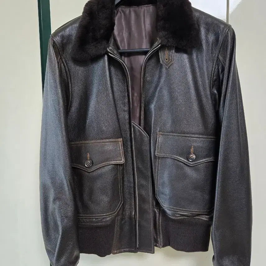 [BUNJANG] G-1 Lambskin Leather Jacket / 양가죽 G-1 자켓