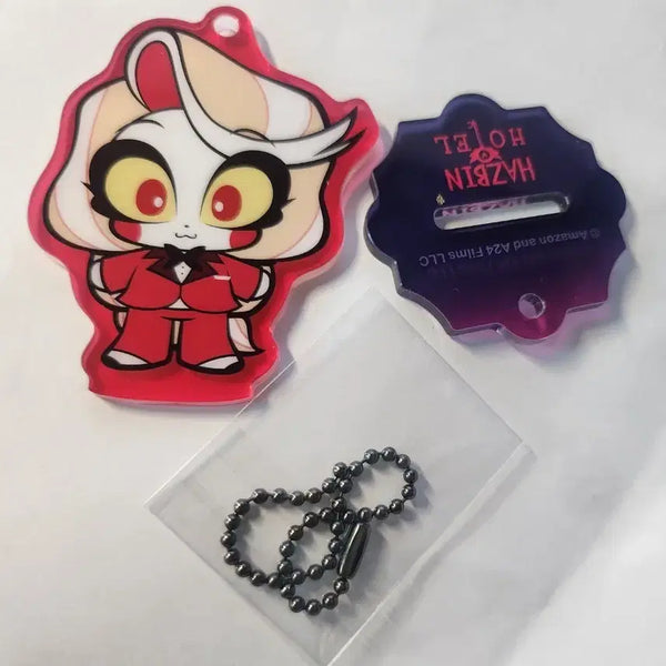 [BUNJANG] Hazbin Hotel Charlie Acrylic Stand & Keyholder / 해즈빈호텔 더현대 팝업 아크릴 스탠드 겸 키홀더 찰리