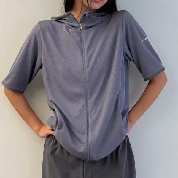 [BUNJANG] J.choicomfort Airy Hoodie Slate Grey / 지초이컴포트 26-002 AIRY HOODIE(SLATE GREY) 에어리 후디 그레이 차콜
