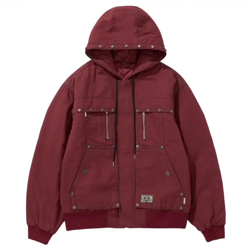 [BUNJANG] True Religion Master Hunter Jumper Burgundy (M) / 트루릴리젼 마스터 헌터 점퍼 버건디 (M)