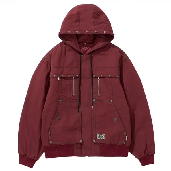 [BUNJANG] True Religion Master Hunter Jumper Burgundy (M) / 트루릴리젼 마스터 헌터 점퍼 버건디 (M)