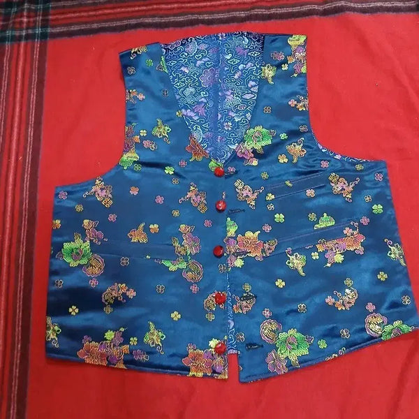 [BUNJANG] Men's Gongdan Hanbok Vest / 남성  한복  공단  조끼