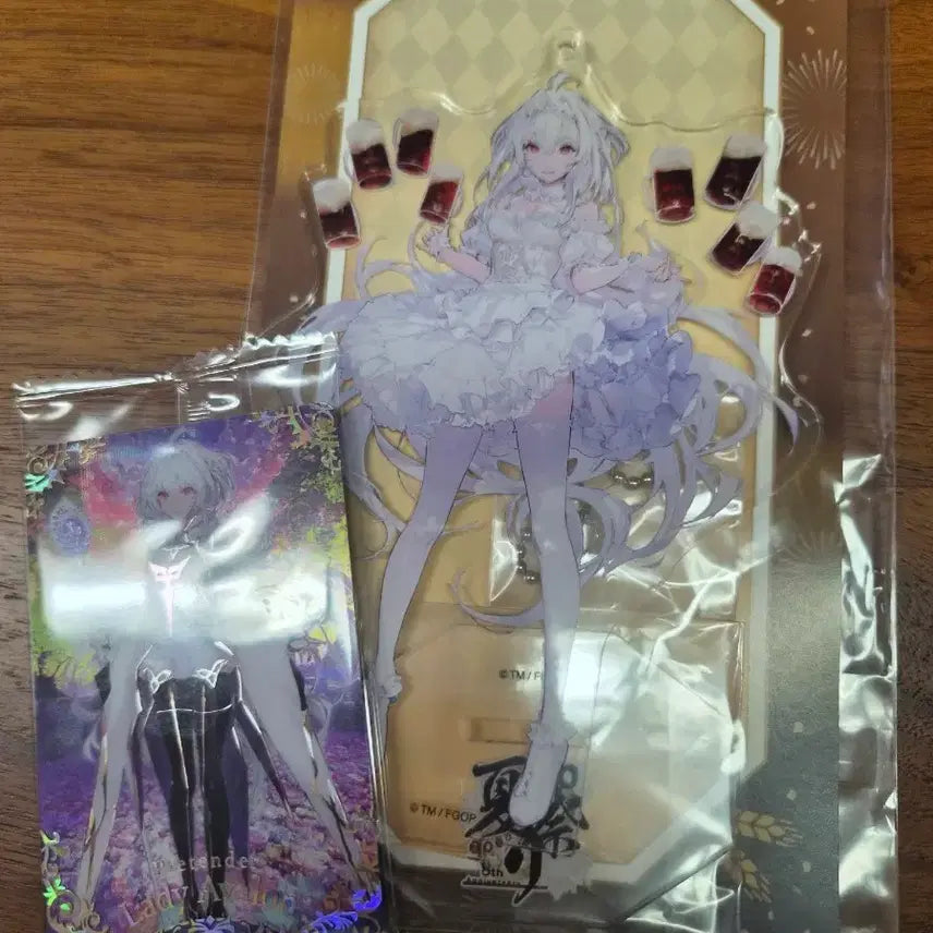 [BUNJANG] Fate/Grand Order Proto Merlin Lady Avalon Acrylic Stand & Wafer Card Set / fgo 페그오 페이트 프로토 멀린 레이디 아발론 아크릴 스탠드