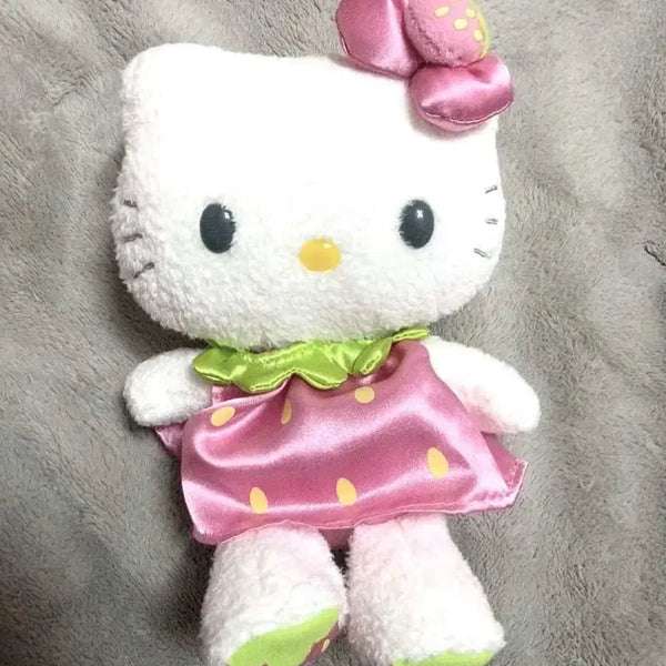 [BUNJANG] Ichigo Strawberry Kitty Plush / 딸기키티 이치고 키티 인형 산리오 갸루템
