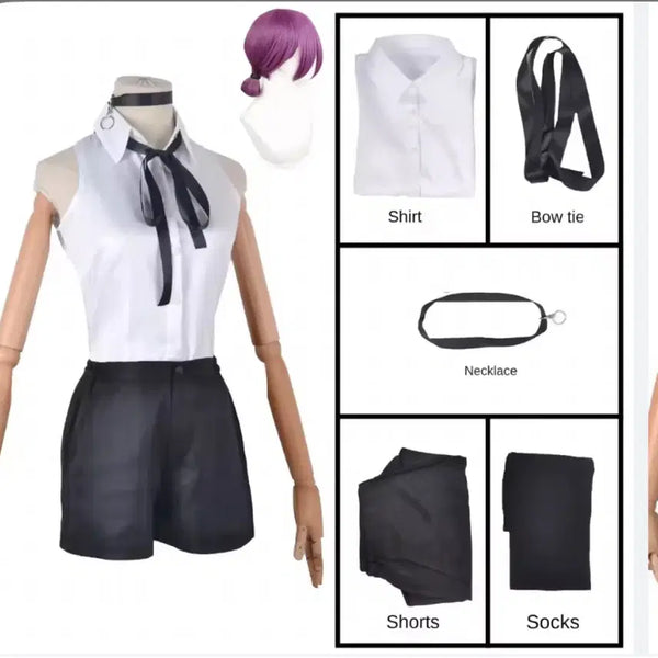 [BUNJANG] Lezre Cosplay Set with Wig / 레제 코스프레 세트