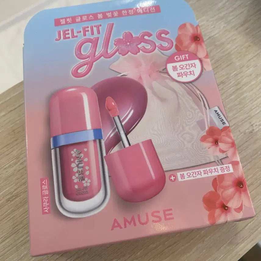 [BUNJANG] Amuse Gel Fit Gloss Spring Cherry Blossom Edition Sakura (Sealed) / 어뮤즈 젤핏글로스 봄벚꽃 애디션 사쿠라 미개봉새제품