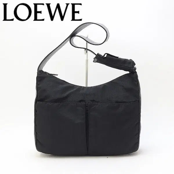 [BUNJANG] Loewe Nylon Shoulder Bag Black / 로에베 나일론 숄더백 블랙