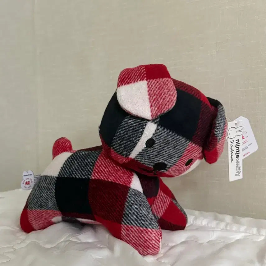 [BUNJANG] Miffy Dick Bruna Snuffy Check Snuffy Authentic Plush Toy / 미피 딕브루나 스너피 체크스너피 정품