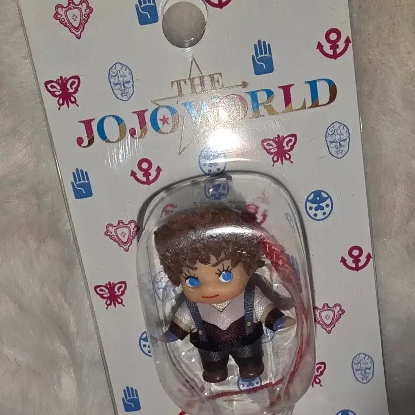 [BUNJANG] JoJo's Bizarre Adventure Joseph Joestar Jojo World Qpi Strap Keychain Figure Official Collaboration / 미개봉) 죠죠의기묘한모험 죠셉 죠스타 죠죠월드 큐피 스트랩 키링 피규어 큐피 공식 콜라보