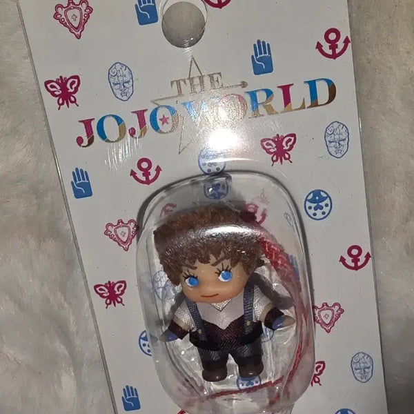 [BUNJANG] JoJo's Bizarre Adventure Joseph Joestar Jojo World Qpi Strap Keychain Figure Official Collaboration / 미개봉) 죠죠의기묘한모험 죠셉 죠스타 죠죠월드 큐피 스트랩 키링 피규어 큐피 공식 콜라보