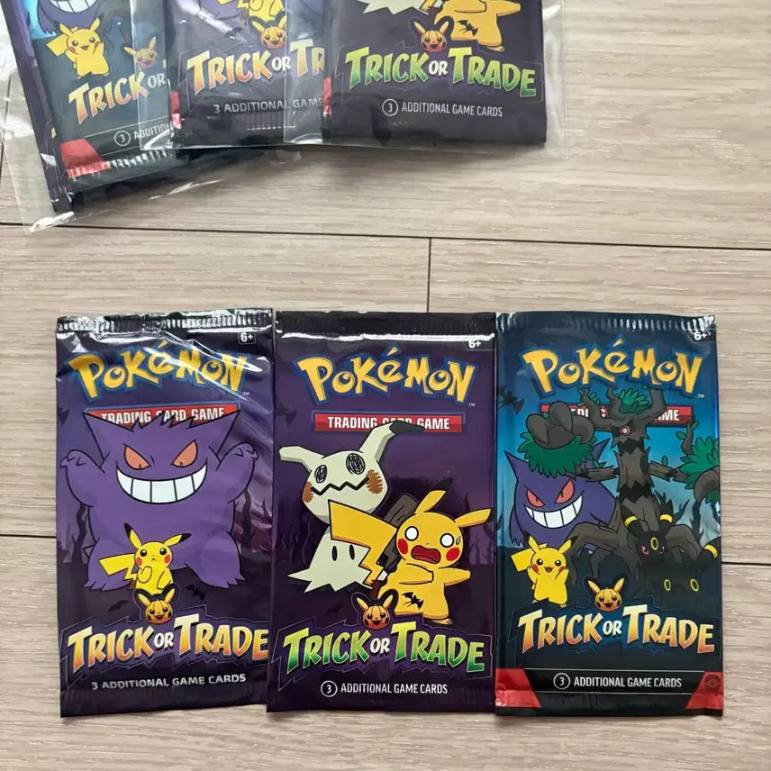 [BUNJANG] Pokemon Trading Card Game Halloween Pack Set / 북미 포켓몬카드 한정 할로윈 팩 1장씩 3장 세트 총 4세트 팝니다