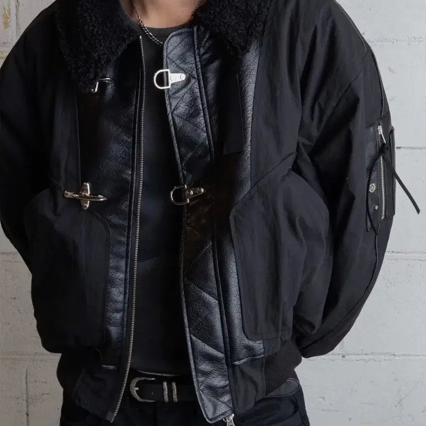 [BUNJANG] FOG SERVICE RSSC Fireman Bomber Jacket Size 1 / 포그서비스 알에스에스씨 파이어맨 봄버 자켓 1사이즈