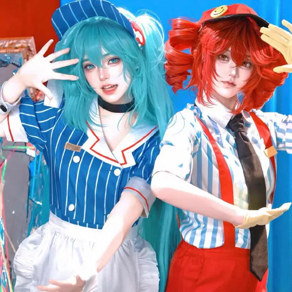[BUNJANG] Mesmerizer Kasane Teto Cosplay Costume Set (Size M) / [M/풀셋]메스머라이저 카사네 테토 코스프레 보컬로이드