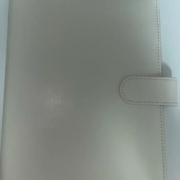 [BUNJANG] White Macaron Binder with 20 Inserts / 흰색 마카롱 바인더 판매합니다!