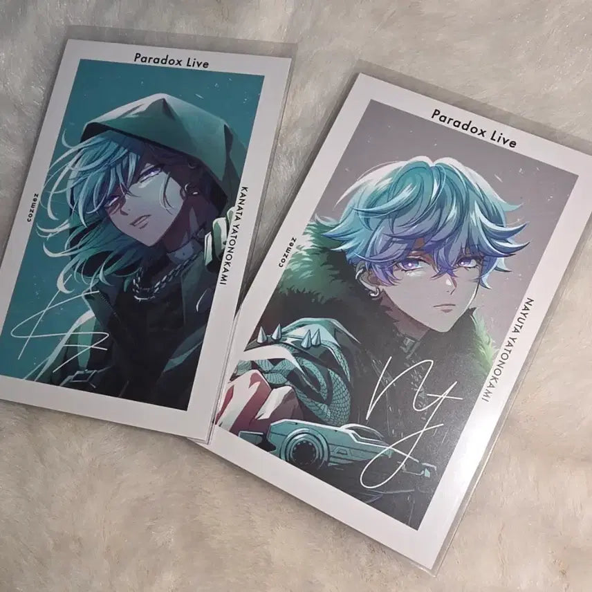 [BUNJANG] Paradox Live Kanata & Nayuta 6th Anniversary Signed Poster Bundle Set / 일괄) 파라독스라이브 파라라이 카나타 나유타 6주년 싸인지프리 사인지프리 야토노카미 쌍둥이 코즈메즈 COZMEZ