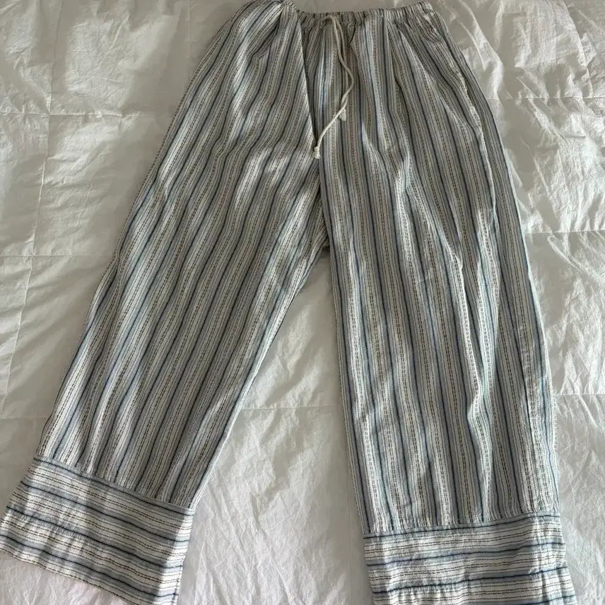 [BUNJANG] Mango Please Monaco Banding Pants Ivory / 망고매니플리즈 모나코 밴딩 팬츠 아이보리