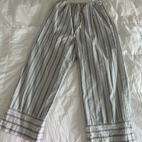 [BUNJANG] Mango Please Monaco Banding Pants Ivory / 망고매니플리즈 모나코 밴딩 팬츠 아이보리