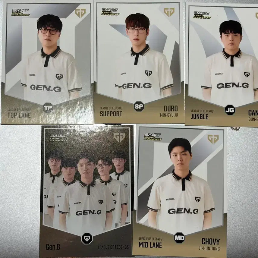 [BUNJANG] Bault Home Ground T1 & Gen.G Card Set / Bault 홈그라운드 카드 T1 티원 GEN.G 세트