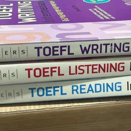 [BUNJANG] TOEFL Writing, Listening, Reading Study Books Set / 토플 라이팅, 리스닝, 리딩 판매합니다(스피킹X)