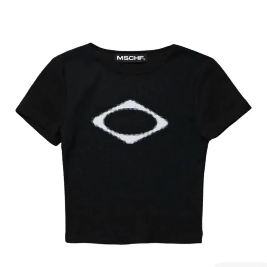 [BUNJANG] Mischief Rhombus Blur T-shirt Mini Black / (새상품) 미스치프 롬버스 블러 티셔츠 미니 블랙