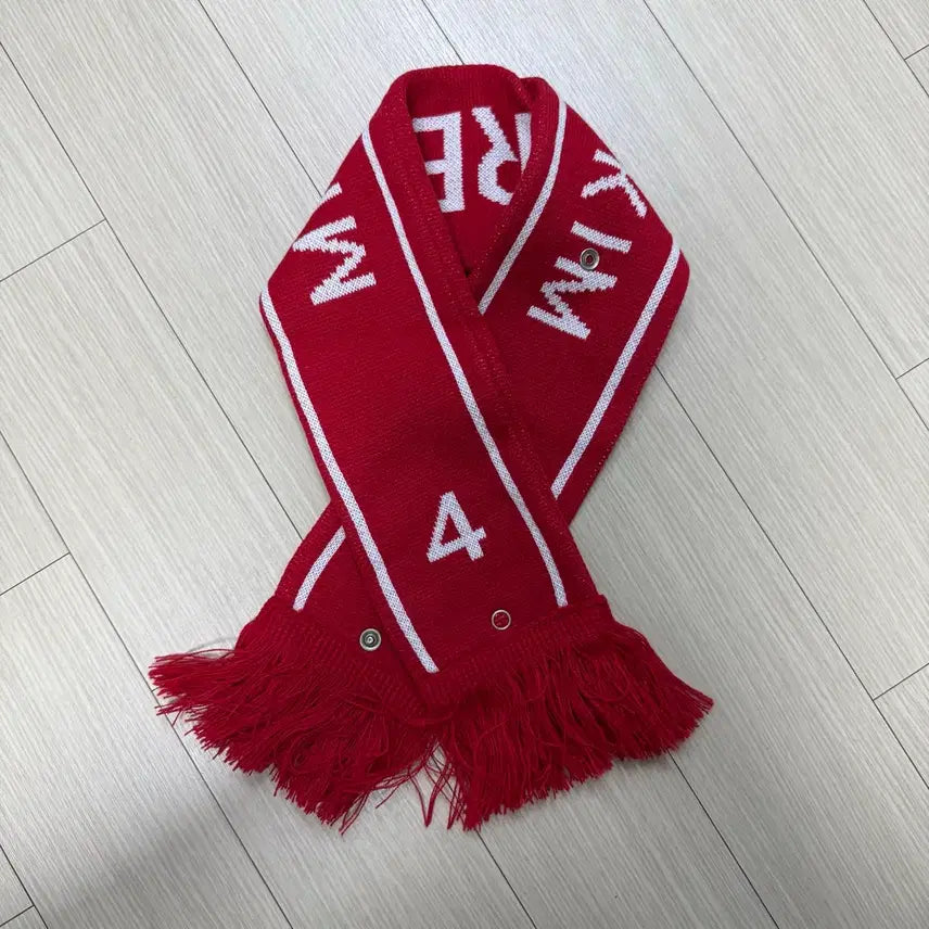 [BUNJANG] Kim Min-jae National Team Mini Knit Scarf / 국가대표 김민재 미니 니트 머플러