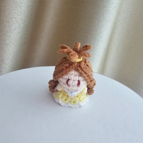 [BUNJANG] Disney Princess Belle Mini Amigurumi Doll / 디즈니 공주 미니 인형 벨