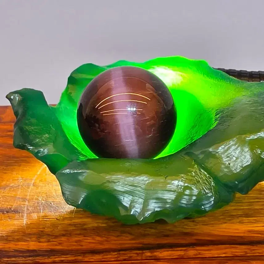 [BUNJANG] Emerald Agate and Tiger's Eye Mineral Scholar Stone / 26081724 좋은 기운을 내뿜는 에메랄드 마노석과 호안석 광물 수석 팝니다