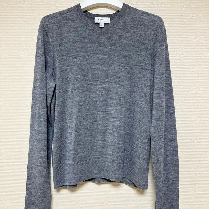 [BUNJANG] COS Grey 100% Wool Knit Sweater / 코스 cos 회색니트