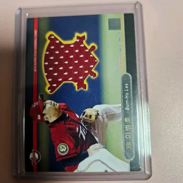 [BUNJANG] Kia Tigers Lee Bum-ho 2014 SCH-VECA Jersey Card / 기아 이범호 2014 슈베카 저지 카드
