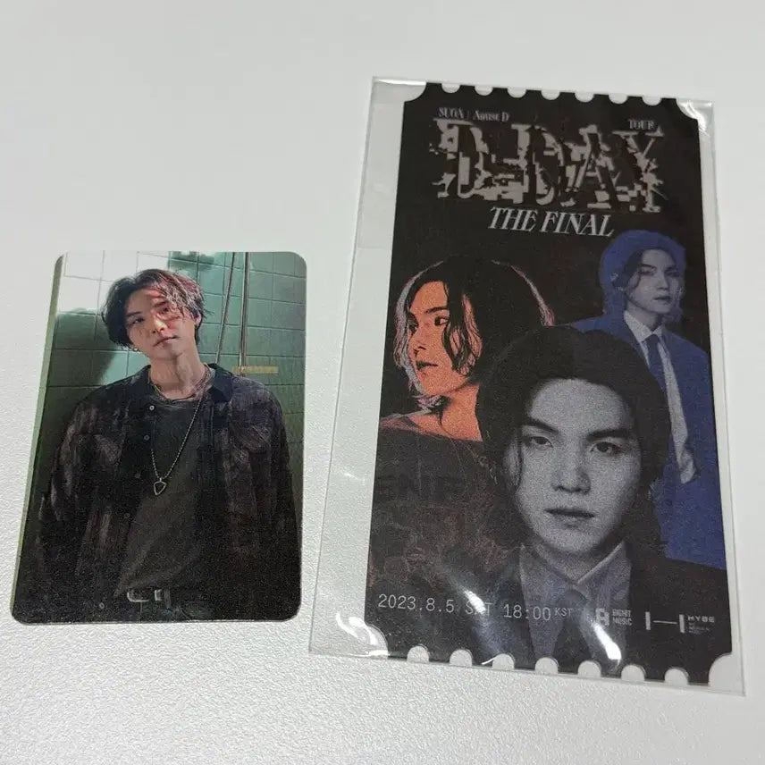 [BUNJANG] BTS Suga Agust D D-day The Final Photocard / 방탄 BTS 슈가 AGUST D D-day the final 포토카드