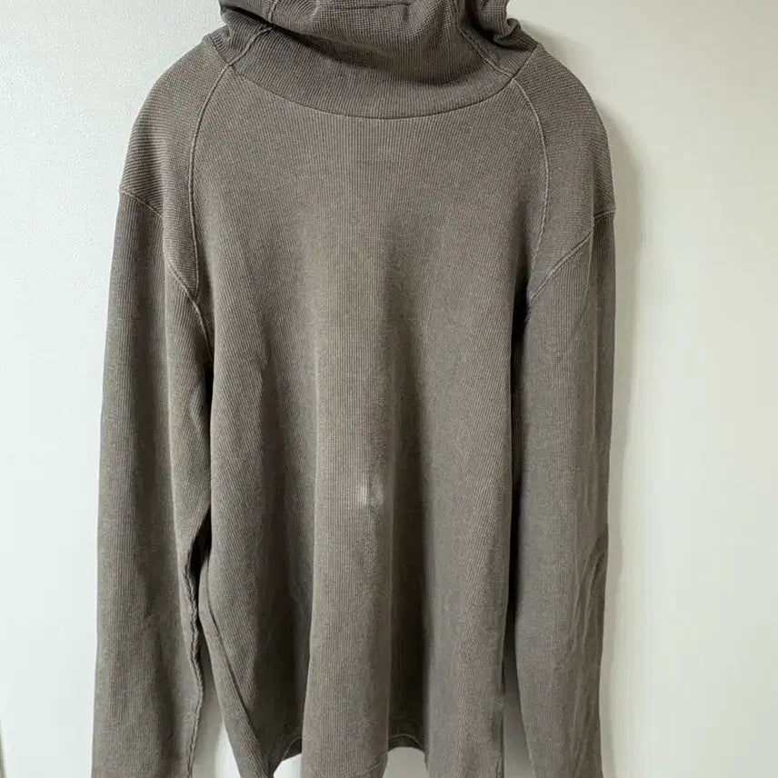 [BUNJANG] Bellier Hooded Long Sleeve Brown / 벨리에 후디드 롱슬리브 브라운