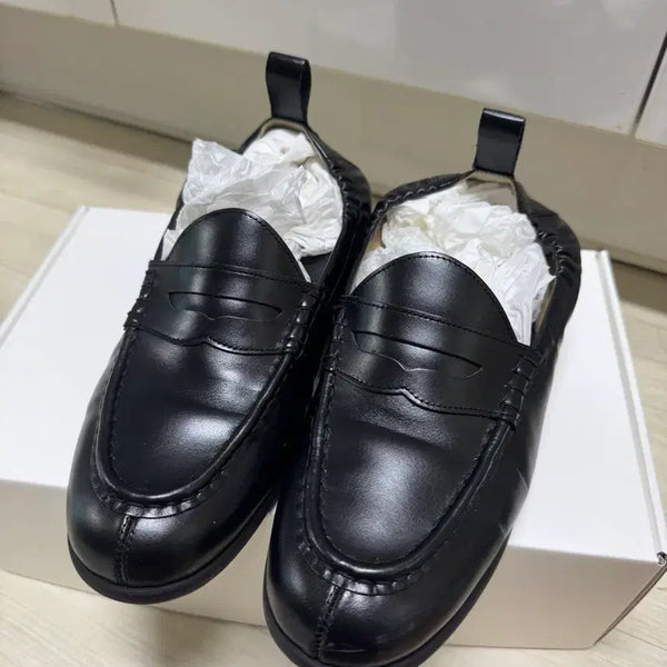 [BUNJANG] Kahara Nouveau 1hone Leather Boots / [260] 카하라 누보 1혼
