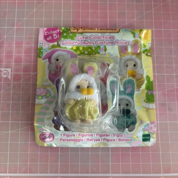 [BUNJANG] Sylvanian Families Colorful Bunny Yellow Doll / 실바니안 패밀리 컬러풀 버니 토끼 노랑 인형
