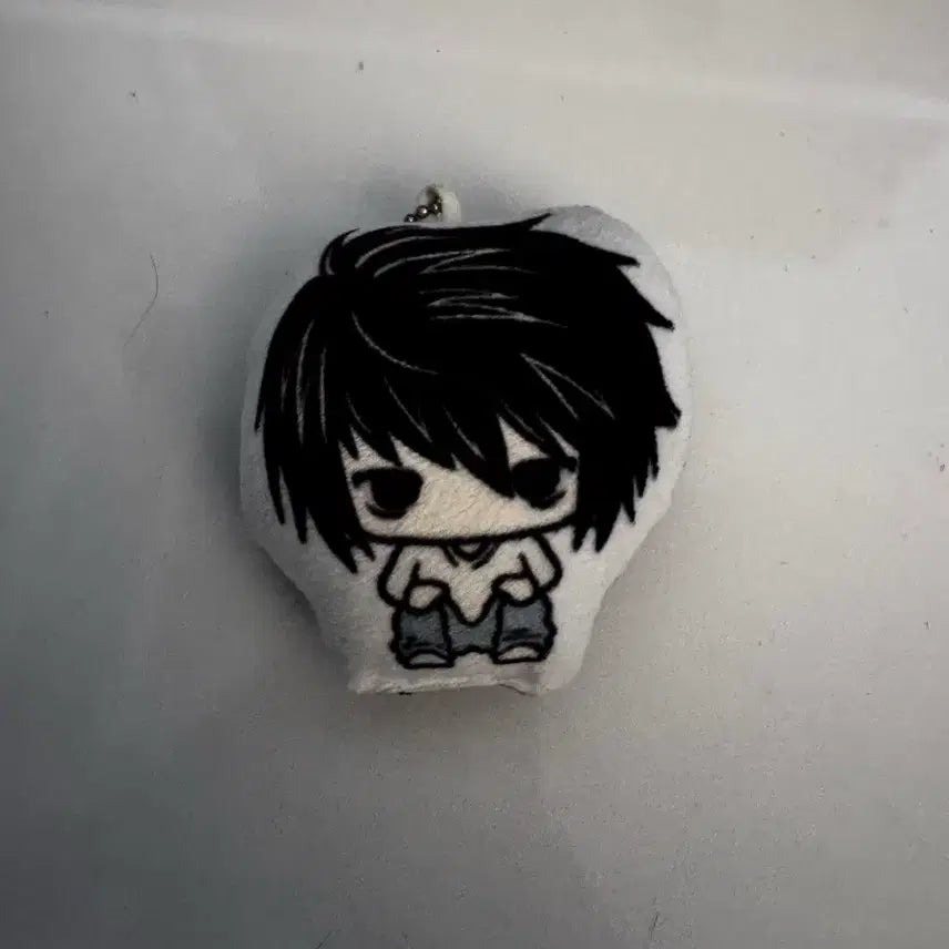 [BUNJANG] Death Note L Plush Keychain / 데스노트 L 엘 인형 키링