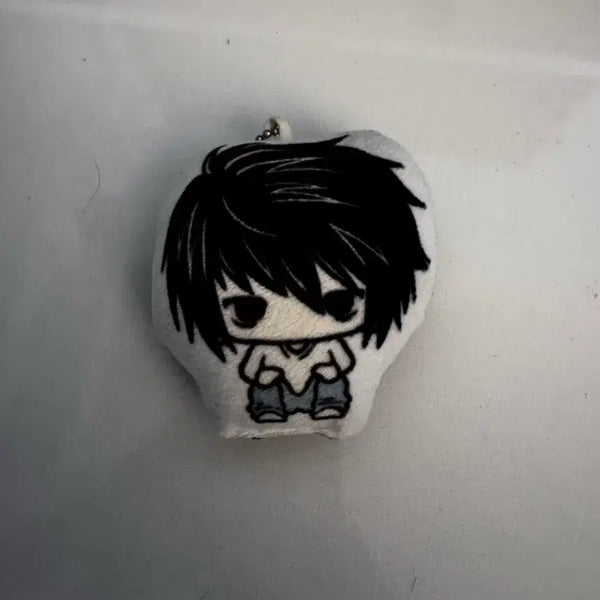 [BUNJANG] Death Note L Plush Keychain / 데스노트 L 엘 인형 키링