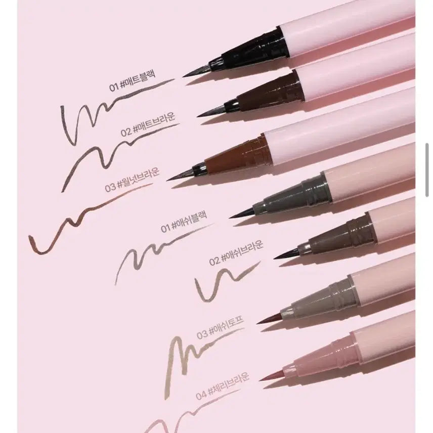 [BUNJANG] Lilybyred Nine to Nine Pen Liner Set (Cherry Brown, Ash Top) / [사놓고보관만한제품] 2개세트 릴리바이레드 나인투나인 펜라이너 체리브라운/애쉬토프