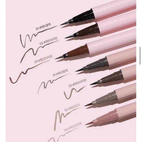 [BUNJANG] Lilybyred Nine to Nine Pen Liner Set (Cherry Brown, Ash Top) / [사놓고보관만한제품] 2개세트 릴리바이레드 나인투나인 펜라이너 체리브라운/애쉬토프
