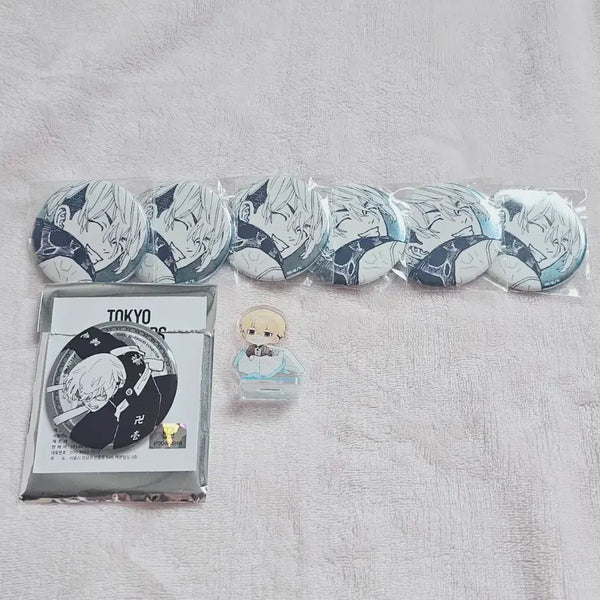 [BUNJANG] Tokyo Revengers Chifuyu Matsuno Original Art Exhibition Badge & Acrylic Bundle Set / 도리벤 도쿄리벤저스 마츠노 치후유 원화전 뱃지 및 아크릴 일괄