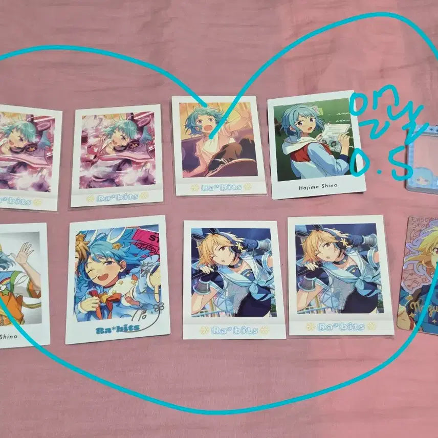 [BUNJANG] Ensemble Stars! Nazuna Fujiwara & Hajime Shino Pass Card Bundle Set / 라빗츠 하지메 나즈나 파샤 일괄 양도
